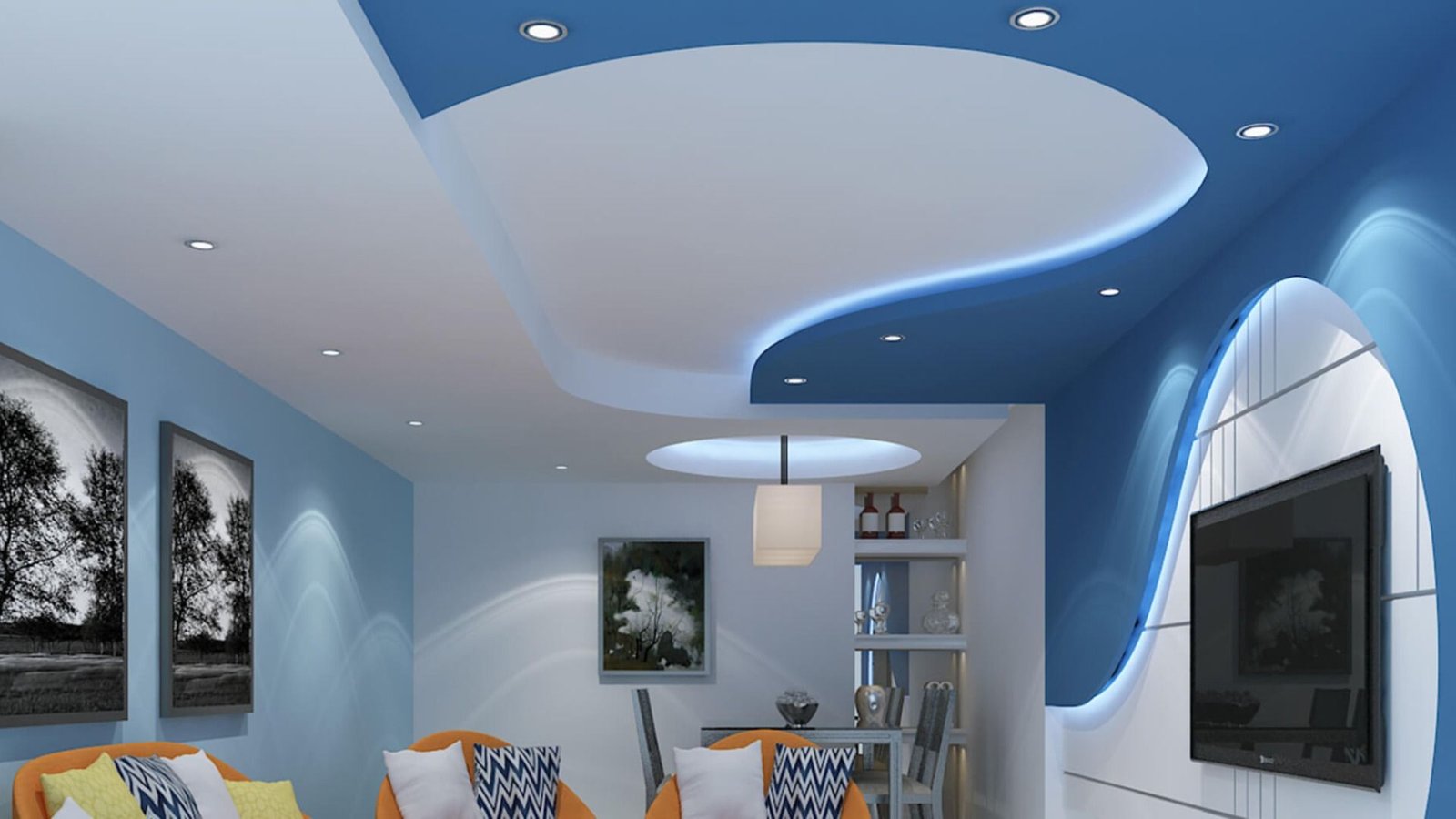 Gypsum and Ceiling Work in Dubai