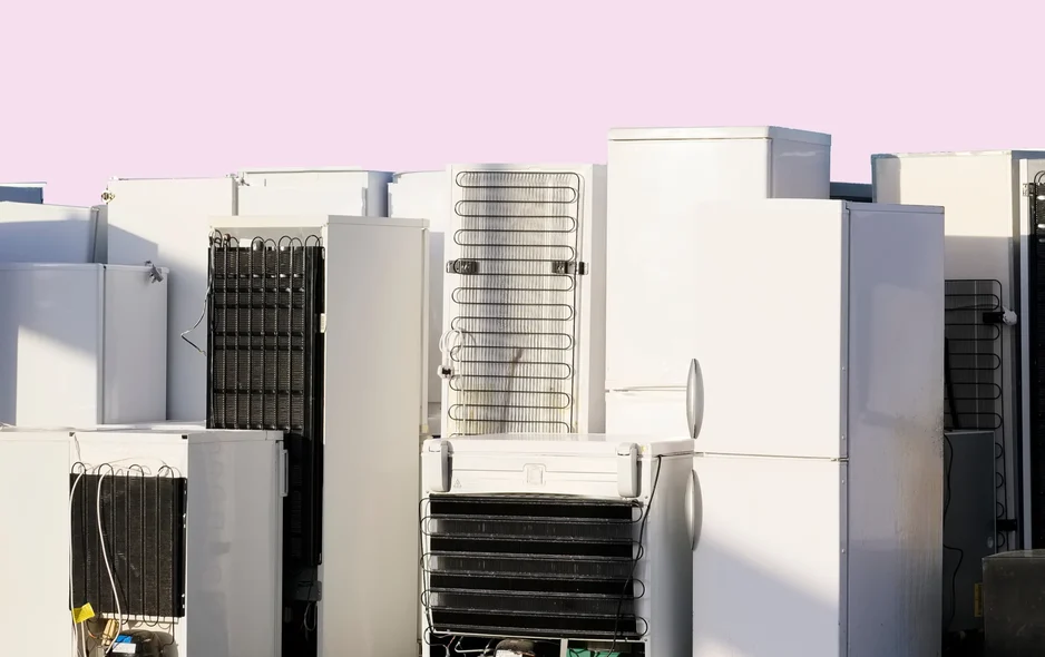 Old fridge and freezer removal